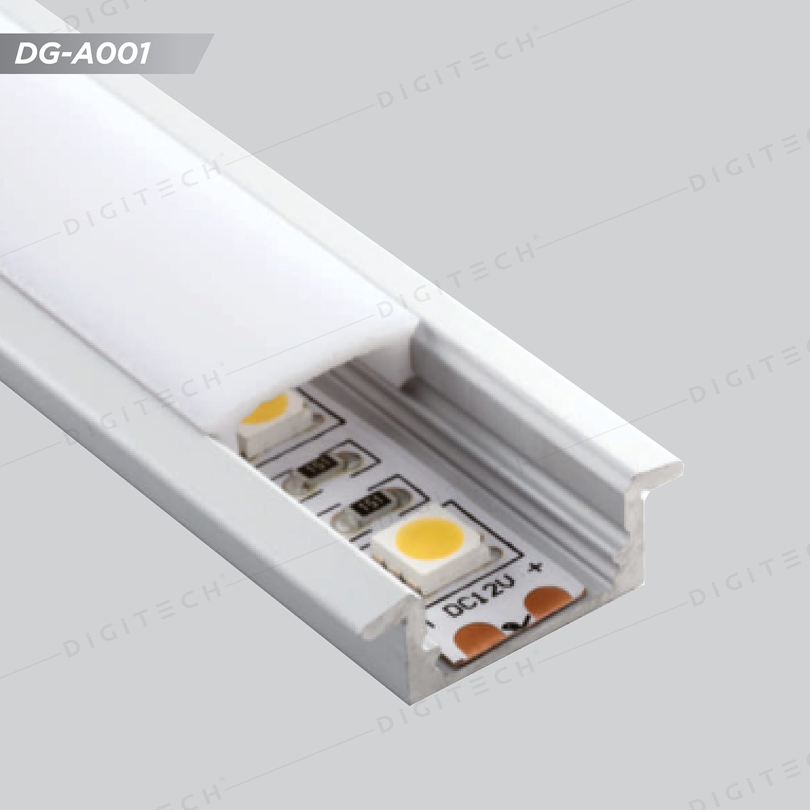 DG-A005 Regular Led Profile – Digitech Lights